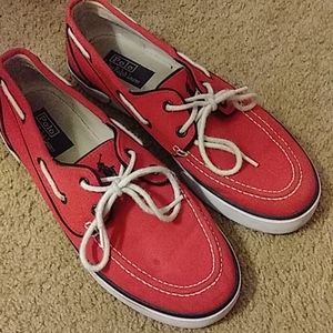 Used Mens Polo Ralph Lauren Boat Shoe